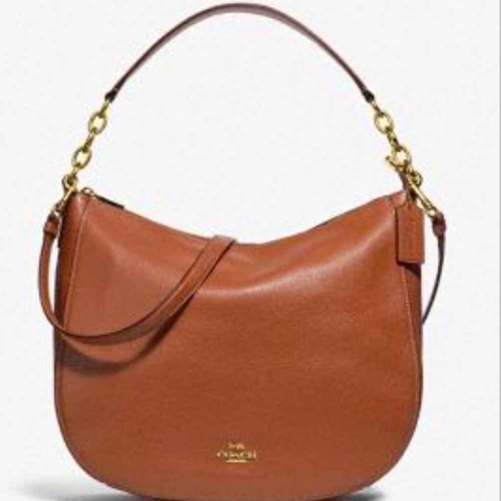 AUTHENTIC COACH HOBO NEW brown and gold bag Brown tan NEW hobo bag